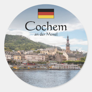 Cochem Germany Souvenir Classic Round Sticker