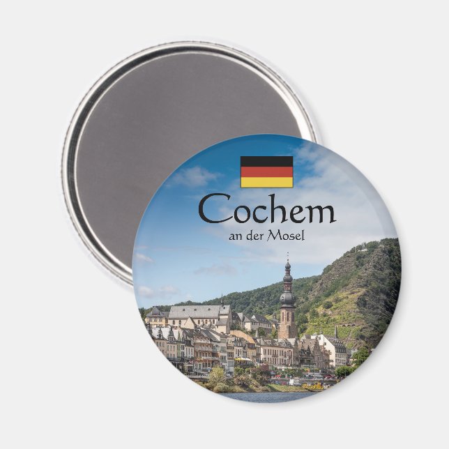Cochem Germany Souvenir Magnet (Front/Back)