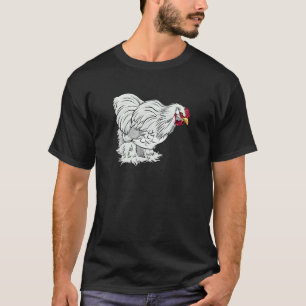 Cochin Chicken White Chicken Egg Breeder T-Shirt