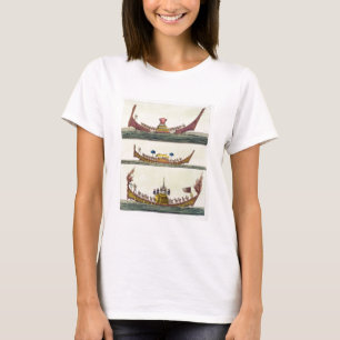 Cochin Chinese ships, illustration from 'Le Costum T-Shirt