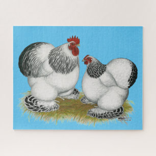 Cochin Columbian Bantams Jigsaw Puzzle