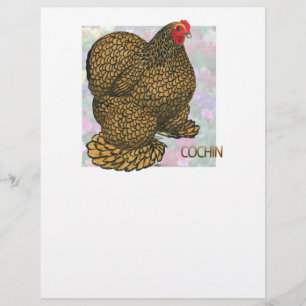 Cochin: Gold-laced Hen Flyer