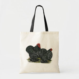 Cochin Mottled Chicken Pair Tote Bag