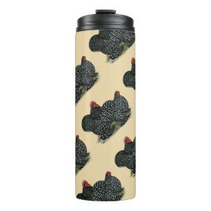 Cochin Mottled Chickens Thermal Tumbler