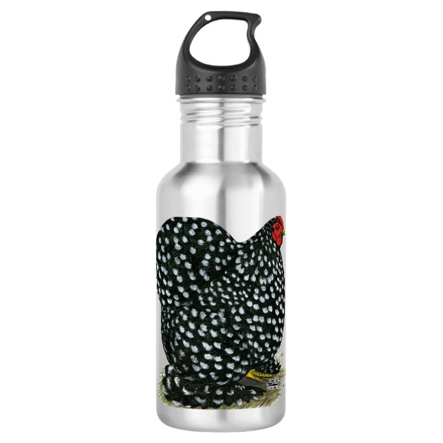 Cochin Mottled Hen 710 Ml Water Bottle (Front)