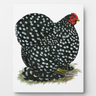 Cochin Mottled Hen Plaque