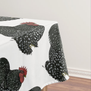 Cochin: Mottled Rooster Tablecloth