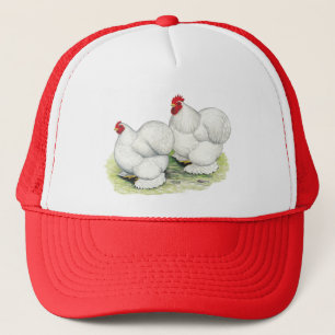Cochin:  White Bantams Trucker Hat