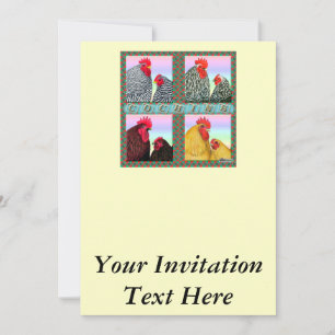 Cochins Four Colours Invitation