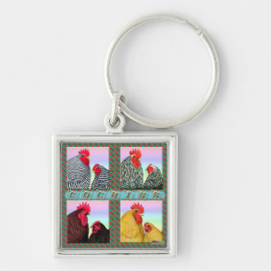 Cochins Four Colours Key Ring