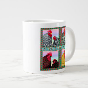 Cochins Four Colours Large Coffee Mug