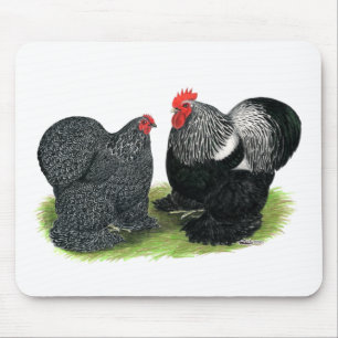 Cochins:  Silver-penciled Mouse Pad