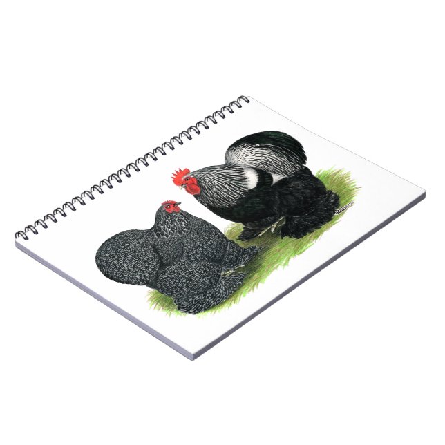 Cochins:  Silver-penciled Notebook (Left Side)