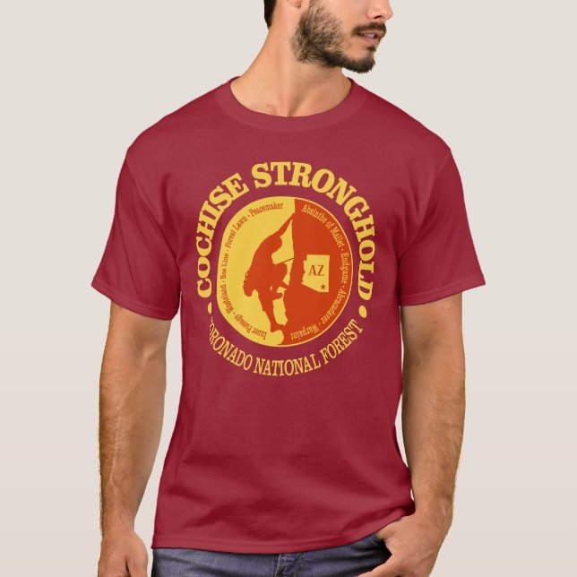 Cochise Stronghold (climbing) T-Shirt (Front)