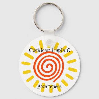 Cochlear Implant Awareness Keychain