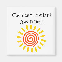 Cochlear Implant Awareness Magnet