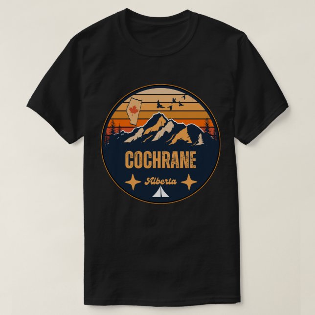 Cochrane, Alberta T-Shirt (Design Front)