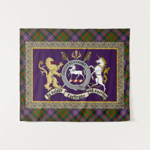 Cochrane Clan Badge & Tartan Tapestry
