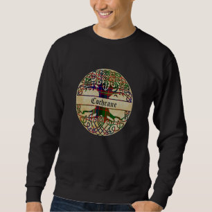 Cochrane Clan Tartan Tree of Life Scottish Surname Sweatshirt