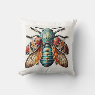 Cochylidia Insect 170724IREF212 - Watercolor Cushion