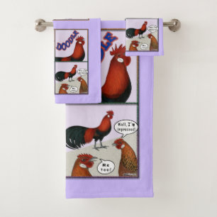 Cock-A-Doodle-Doo! Bath Towel Set