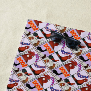 Cock-A-Doodle-Doo! Beach Towel