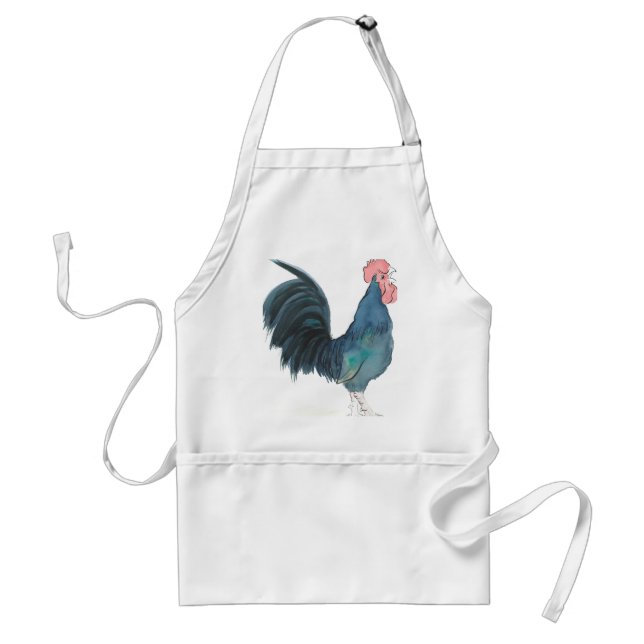 Cock-a-doodle-doo Cockerel Standard Apron (Front)