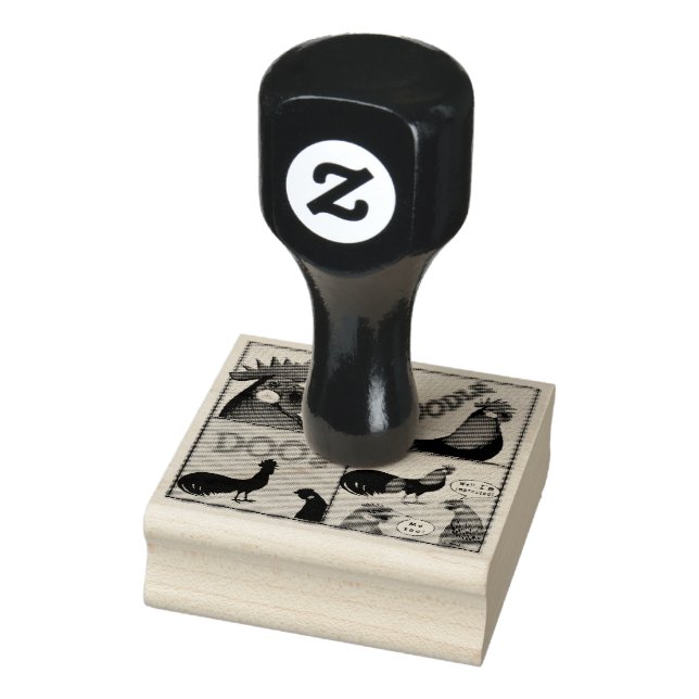 Cock-A-Doodle-Doo! Rubber Stamp (Stamp)