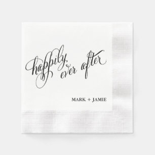 Cockail Napkin: Happily Ever After Napkin