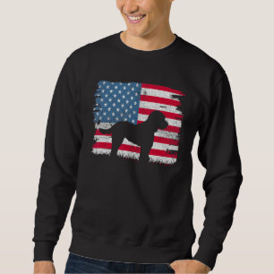 Cockapoo American Flag USA 4th of July Men Women B Sweatshirt