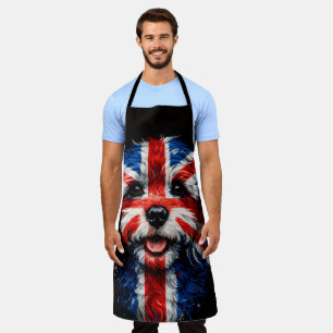 Cockapoo Apron Union Jack British Dog Gift