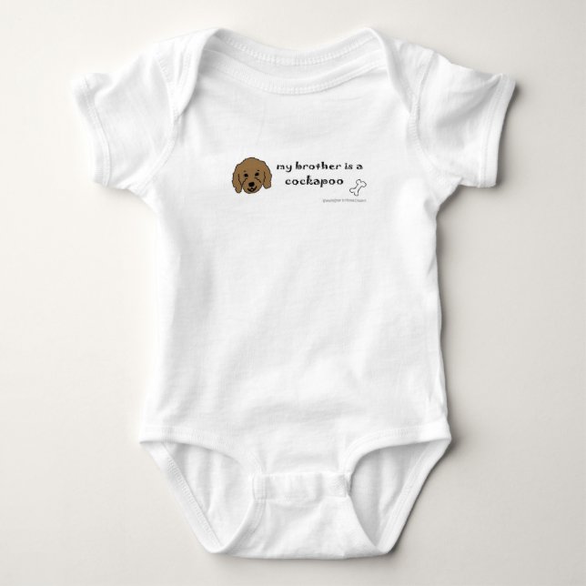 cockapoo baby bodysuit (Front)