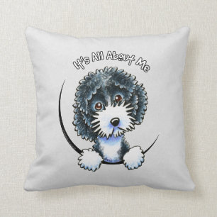 Cockapoo Black Parti IAAM Cushion