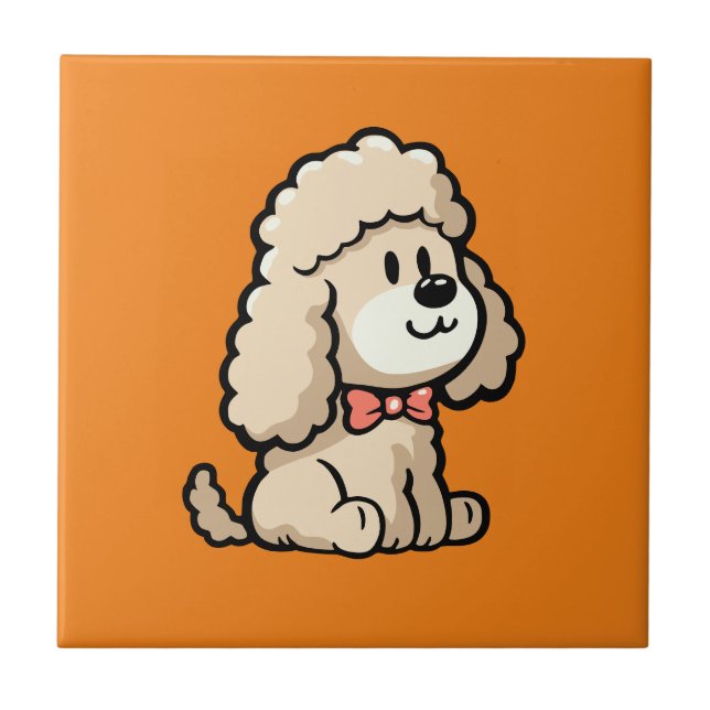 Cockapoo Ceramic Tile (Front)