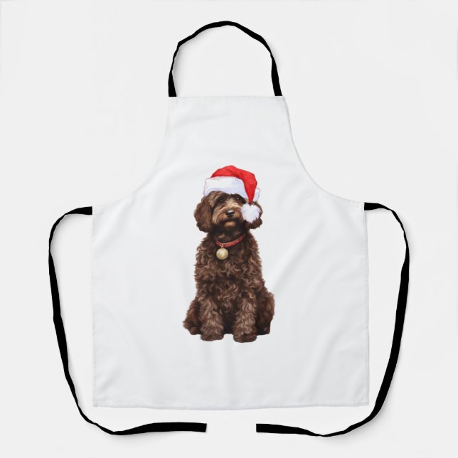 Cockapoo Christmas   Apron (Front)
