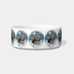 Cockapoo Christmas  Bowl