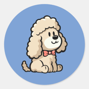 Cockapoo Classic Round Sticker