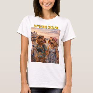 Cockapoo Couple T Shirt Eastbourne Gift