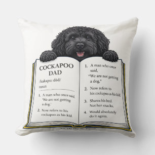 Cockapoo Dad Definition Gift  Cushion