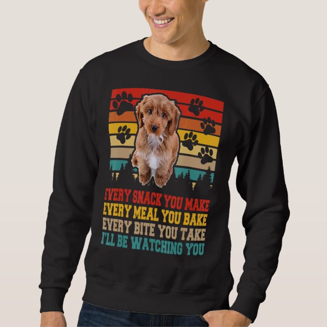 Cockapoo Dog  Activities Matching Dog Sweatshirt (Front)