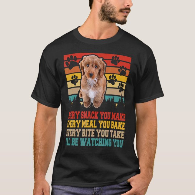 Cockapoo Dog  Activities Matching Dog T-Shirt (Front)