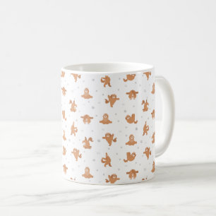 Cockapoo dog doing yoga coffee mug