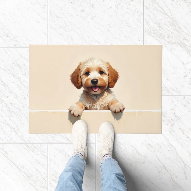 Cockapoo Dog Doormat Art (Indoor)