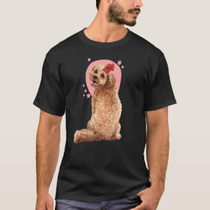 Cockapoo Dog flower T-Shirt
