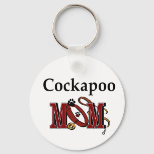 Cockapoo Dog Mum Gifts Key Ring