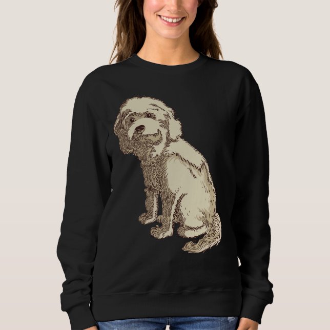 Cockapoo Dog Poodle Cocker Spaniel Sweatshirt (Front)