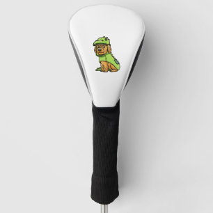 Cockapoo Dog Spoodle In Dinosaur Costume Golf Head Cover