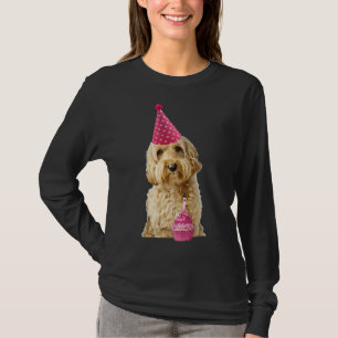 Cockapoo Dog With Cup Cake Cockapoo Mum Cockerpoo T-Shirt