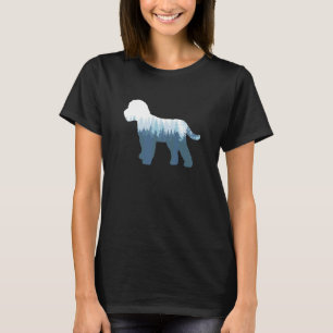 Cockapoo Doodle Dog Silhouette Outdoor Nature T-Shirt