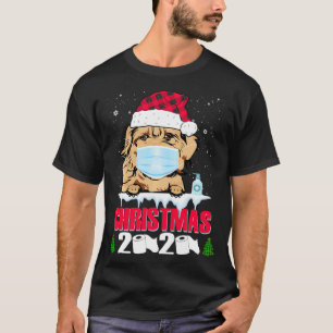 Cockapoo Face Mask Dog Merry Christmas 2020 Funny T-Shirt